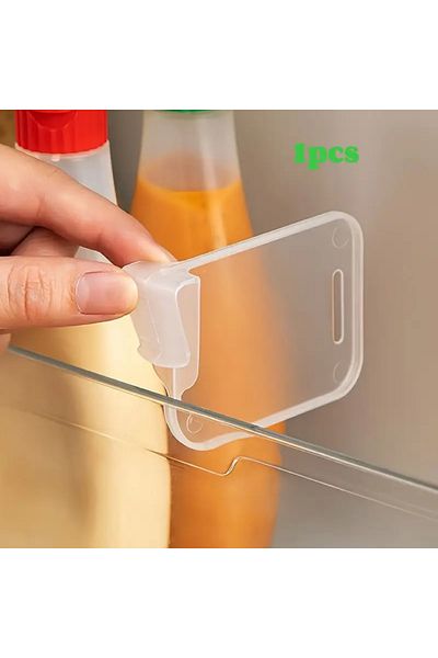 RED KİTCHEN 1Pc Refrigerator Divider -Kitchen Storage Space Management, Sturdy Transparent Refrigerator Side Door Divider