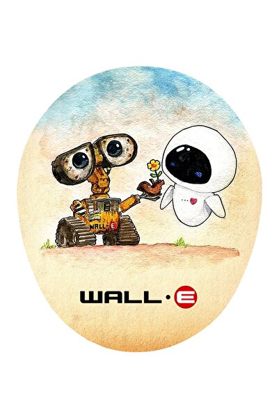 iyi fikirler Wall E Ve Eve Tasarım Bilek Destekli Mouse Pad