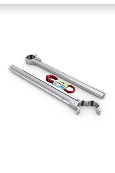 TOPTANFONİ Alüminyum Balkon Çamaşır Askılığı Yuvarlak Korkuluklar için