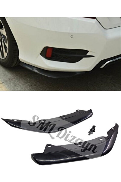 OEM Honda Civic Fc5 2016-2021 Arka Flap Plastik Parlak Siyah Civic Fc5 Arka-Tampon-Bıçak-Flap-Lip-Ek