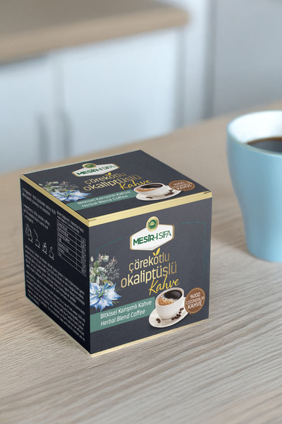 Mesirişifa Coffee Herbal Blend Instant Coffee with Black Cumin and Eucalyptus 75Gr