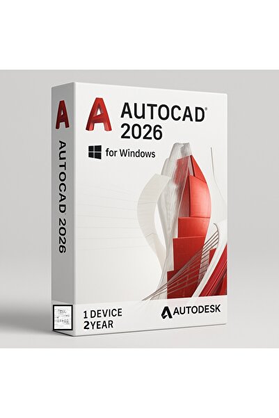 Autocad 2026 (Windows) - 1 PC 2 Yıl Key (Full Sürüm)