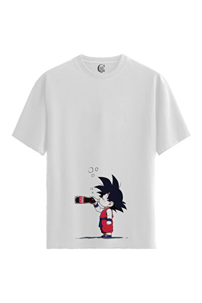 Color Luxe Men/Unisex White 100% Cotton Relaxed Fit (Relaxed Fit) Crew Neck M...