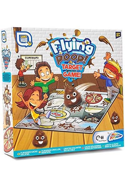 Games Hub Flying Poop! Target Game Kids Family Fun Throwing Poo Party Games
