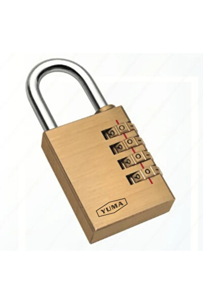 Generic Brand Yuma Brass Combination Padlock - 3 Steps 25mm