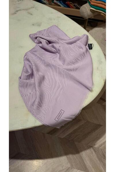 ipekevi Zebra Desen Şal 4373 Leylak