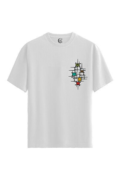 Color Luxe Men'S/Unisex White 100% Cotton Relaxed Fit (Relaxed Fit) Crew Neck...