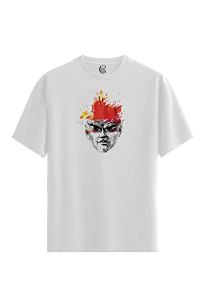 Color Luxe Women/Unisex White 100% Cotton Relaxed Fit (Comfortable Cut) Crew ...