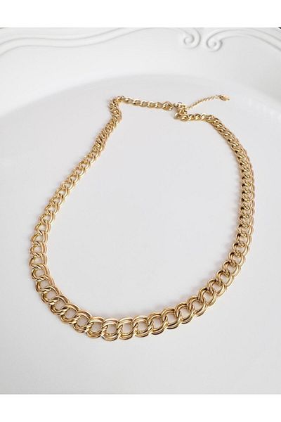 DEVİ fashion Steel Milky Way Necklace 45 cm