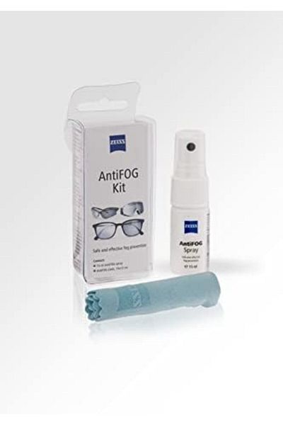ZEISS AntiFOG Kit, De-Misting Treatment for Glasses & Spectacles, Fog Prevention 15ml Spray + Cloth