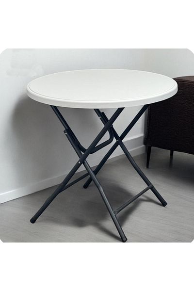 Ch 80 cm round fiber table