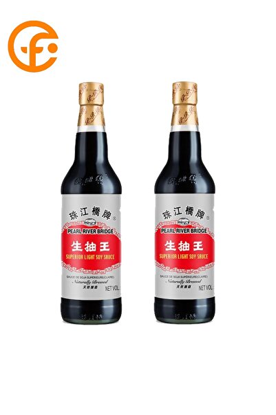 Prb Pearl River Bridge Light Soya Sosu 600 ml x 2 – Geleneksel Çin Usulü Hafi...