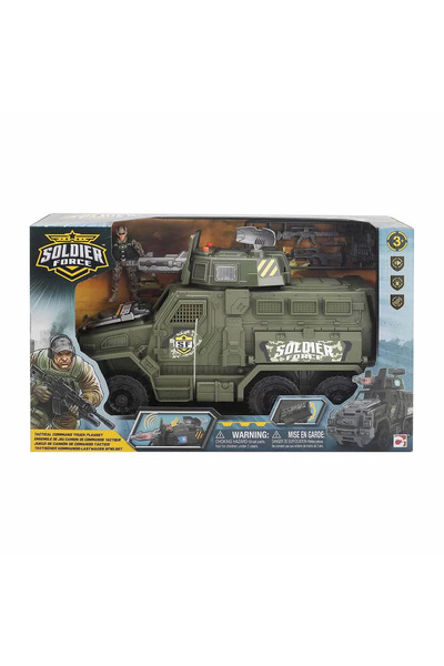 ÇEŞİT SEPETİM Boy's Toy Soldier Force Tactical Command Truck Girl's Educational Toys