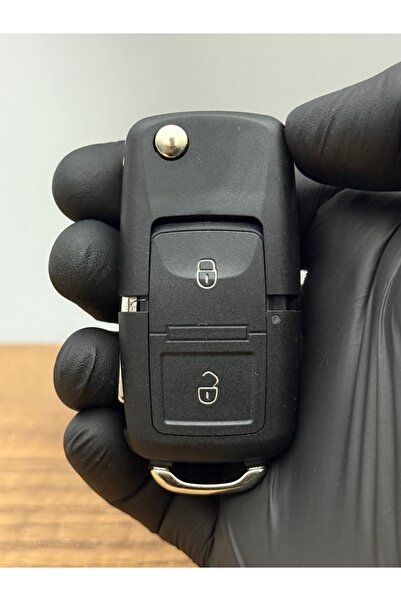 Luxe Aksesuarr Volkswagen Golf Polo Jetta Bora Passat Transporter Container pentru telecomandă cu 2 butoane