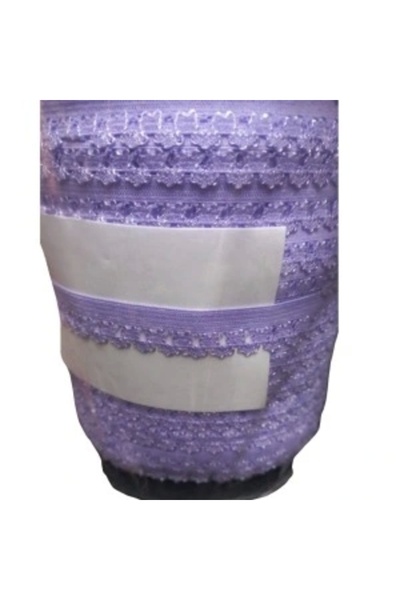 shopwave Laundry Rubber Lace 1 cm 1 Meter Light Purple