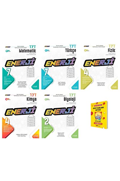 Palme Yayınevi TYT Enerji Matematik Türkçe Fizik Kimya Biyoloji 5li Konu Özet...