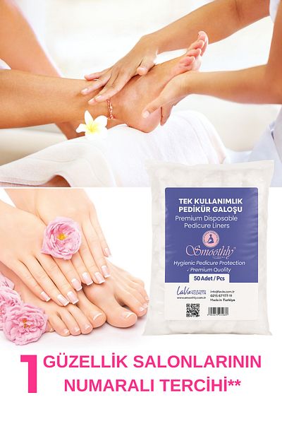 Smoothly Pedicure Overshoes – 50 Pieces |   Premium Disposable, Hygienic Protective Bag