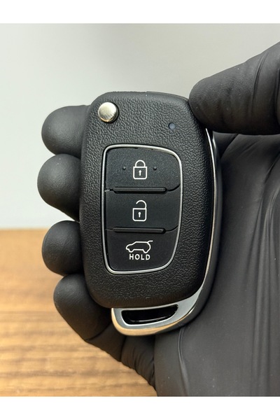 Luxe Aksesuarr Carcasa pentru telecomandă cu cheie cu 3 butoane compatibilă c...