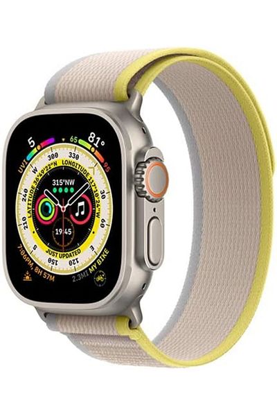 WIWU Trail Loop Watch Band for Apple Watch 42-49mm - Yellow Ivory