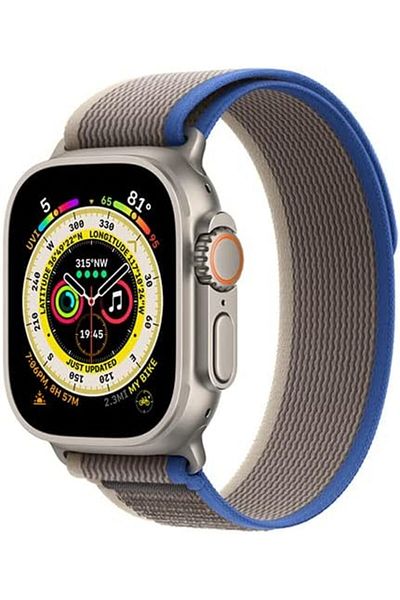 WIWU Trail Loop Watch Band for Apple Watch 42-49 mm - Blue and Grey