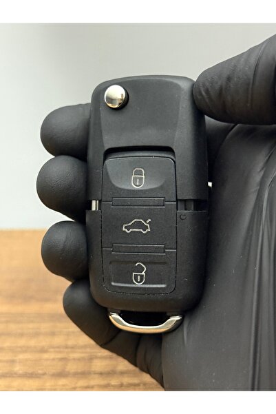 Luxe Aksesuarr Carcasa pentru telecomandă cu 3 butoane pentru Volkswagen Golf Polo Jetta Bora Passat Transporter