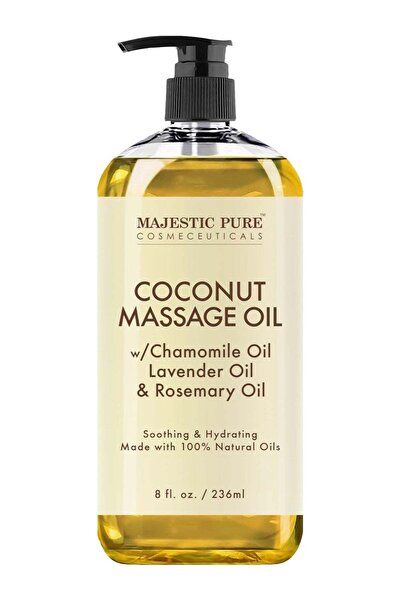 Majestic Pure Coconut Massage Oil - 236 ml