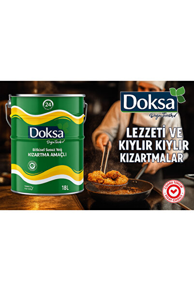 DOKSA 18L Bitkisel Susuz Kızartmalık Yağ