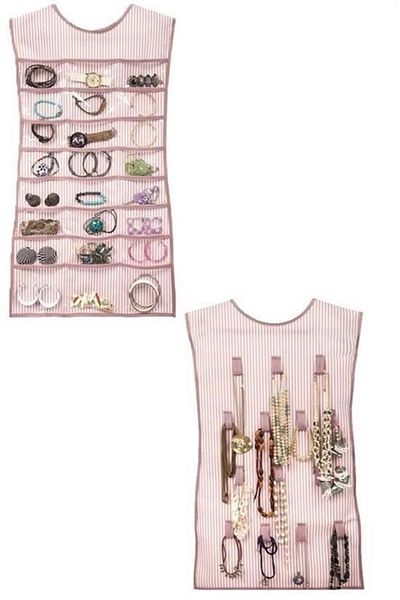 CONAHOME BUFFER® Dress Shaped Jewelry Organizer Two Sided Jewelry Organizer for Jewelries and Jewelry