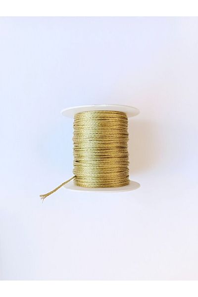Eskişehir hobi sanat 1.2 mm 40 Meters Silvery Gold Gold Monofilament String Packaging Gift Packaging String
