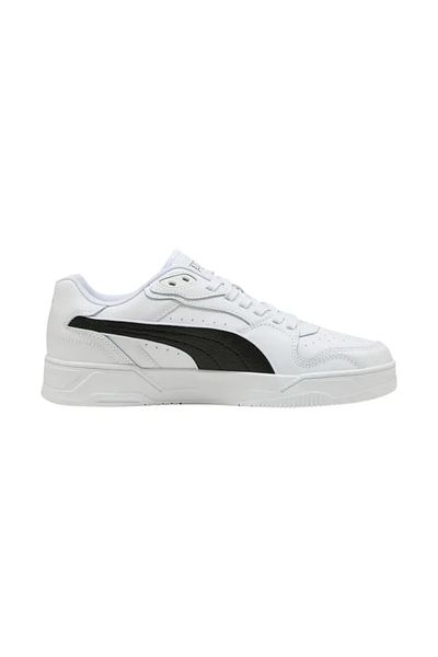 Puma Ανδρικά παπούτσια sneaker Rbd Break Low σε λευκό-μαύρο χρώμα 402586-03