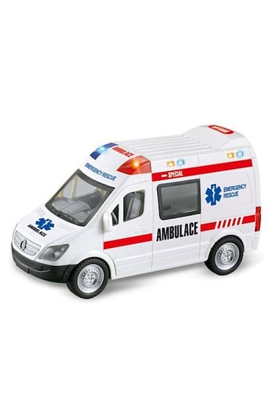 OEM Ambulance with lights and sounds, 22 cm rescue vehicle