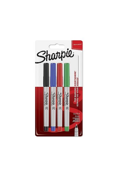 Art Tone Sharpie Permanent Marker Ultra Fine 4 Pack