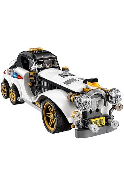 SENCO Penguin's Arctic Car with Dual Launcher, Rockets, Miniscooter, and Two Figurines, 305 Pieces