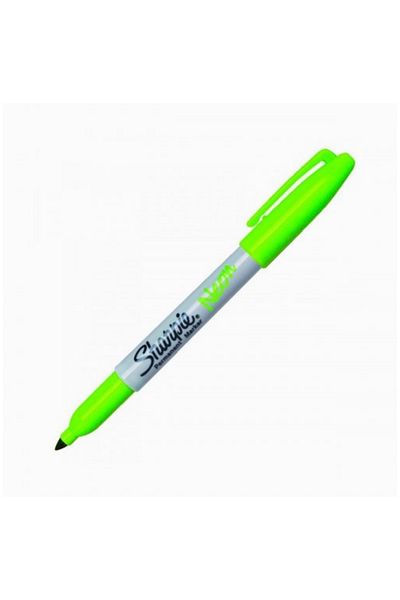 Art Tone Sharpie Permanent Marker Fine - Highlighter Green