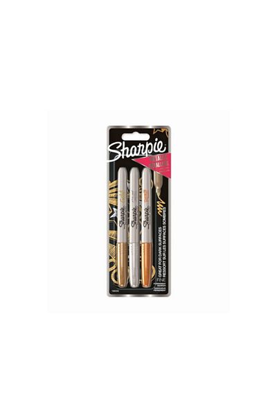 Art Tone Sharpie Permanent Marker Metallic 3 Pack