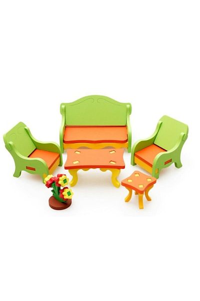 wood toys Wooden Furniture for Dollhouses - Living Room