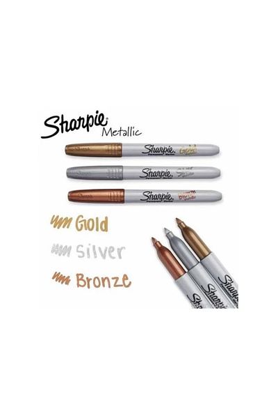 Art Tone Sharpie Permanent Marker Fine - Metallic Gold