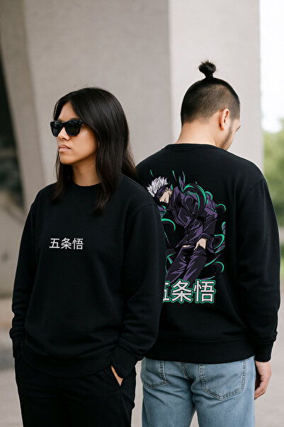 By Caspita Fashion Lenithra Jujutsu Kaisen Gojo Anime με στάμπα Unisex Oversi...