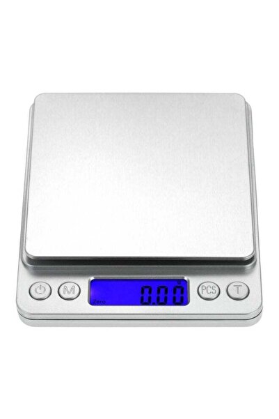 unbranded ميزان رقمي متعدد الوظائف فضي 12.7×1.9×10.5 سم