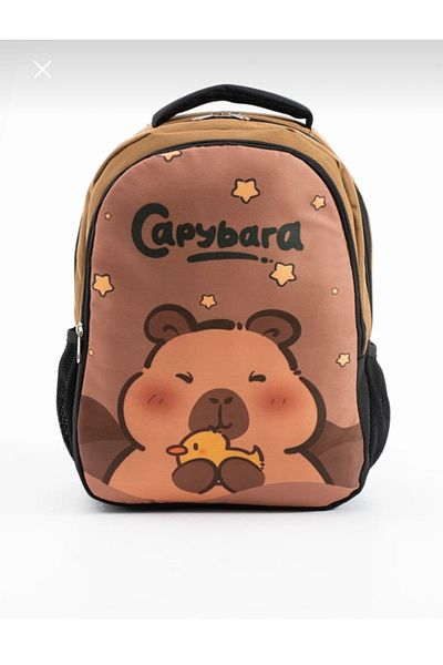 NEWFULL Men's Capybara Backpack School Bag-Set of 2 (New Season)