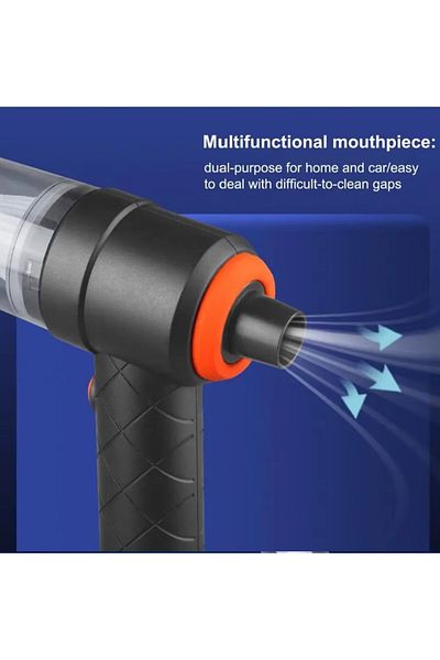 OEM Aspirator Portabil fara Fir, Flippy,2 in 1, Suflare si Aspirare, Incarcare USB, Autonomie 30 min