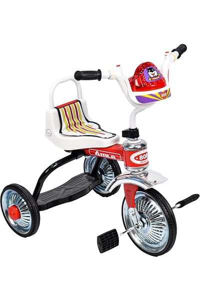 rexa Kids Three Wheels Steel bike, Red