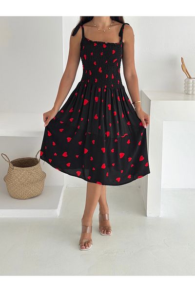 MaxiMor Women's Skirt Ruffled Casual Summer Viscose Fabric Dress Standard Size Smlxl Compatible Length 100 cm