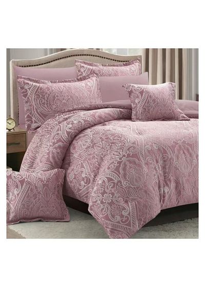 smart home Double-sided duvet set, 8-piece duvet, size 240x260 cm, filling (350 g/m²), microfiber