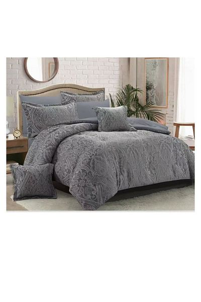 smart home Double-sided duvet set, 8-piece duvet, size 240x260 cm, filling (350 g/m²), microfiber
