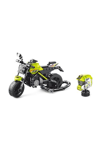 rexa Motorcycle Building Blocks Kit 397 Pcs - Die Alive Bike Model Toy 6+
