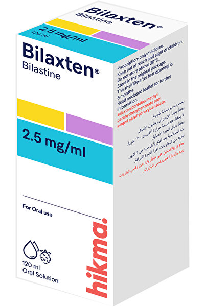 OTC شراب بيلاكستين 2.5 ملجم/مل 120 لتر