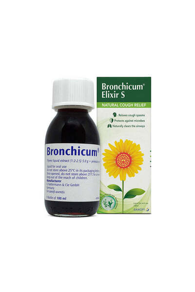 OTC زجاجة برونشيكوم إليكسير 100 مل