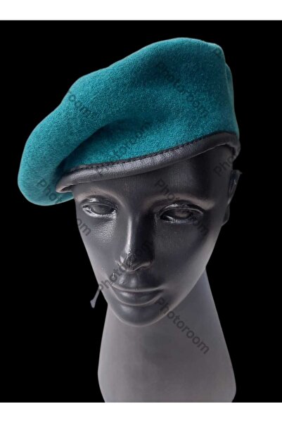 kho military design Turkish Air Force Beret Unisex (Number 55-Turquoise Color) Zero Product