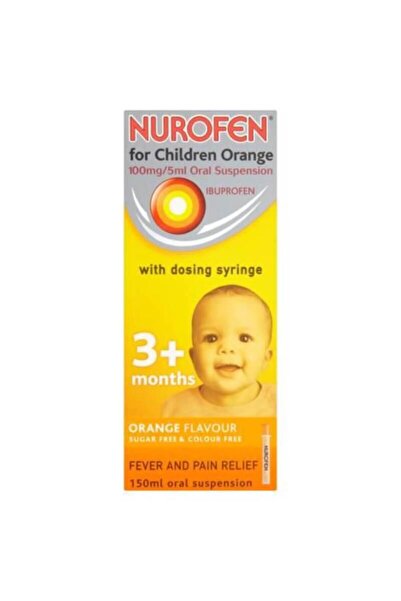 OTC نيوروفين لتخفيف الحمى والألم للأطفال بعمر 3 أشهر فما فوق بنكهة البرتقال 1...
